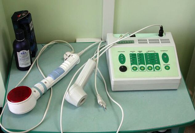 Physiotherapy apparatus used in chronic prostatitis